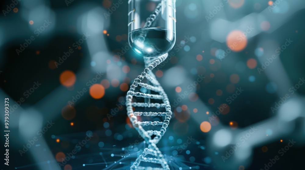 Closeup of a DNA extraction kit.