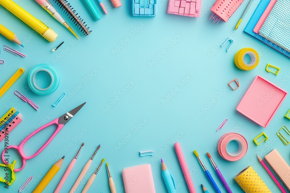 Red alarm clock and different stationery on wooden table against white background. School time
Red alarm clock and different stationery on wooden table against white background. School time