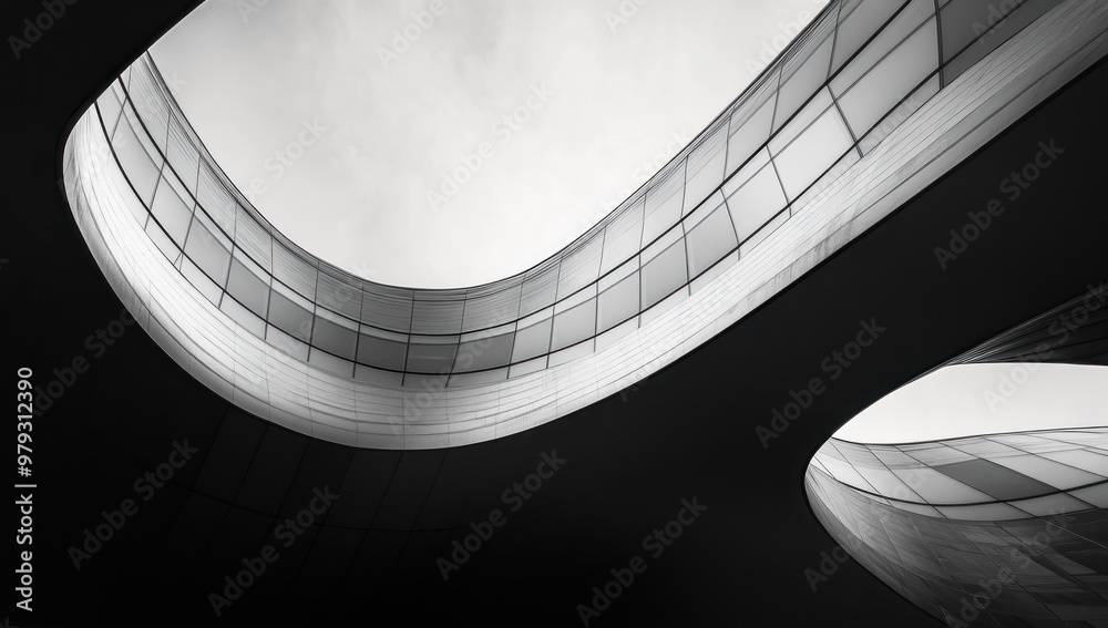 Obraz premium Curved Glass Architecture