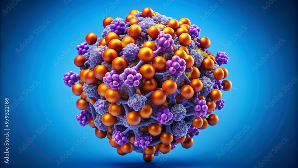 A scientifically accurate illustration of TIBC on a clear blue background, showcasing the binding of transferrin to iron ions A scientifically accurate illustration of TIBC on a clear blue background, showcasing the binding of transferrin to iron ions