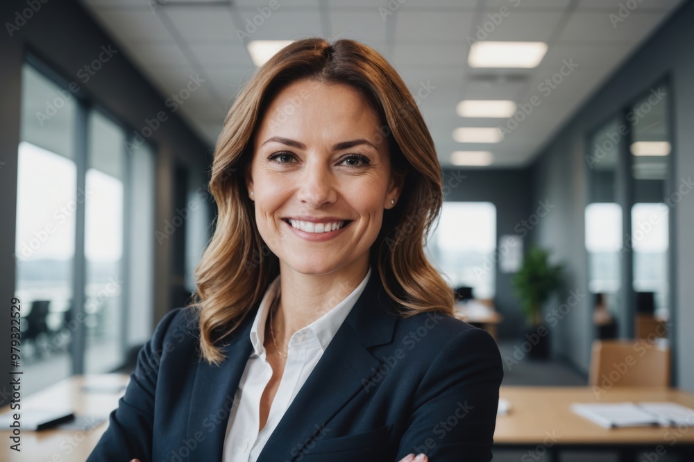 businesswoman, portrait and office with smile, success and confidence for goals businesswoman, portrait and office with smile, success and confidence for goals