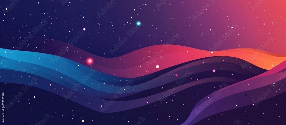Abstract Cosmic Background Featuring Galaxies And Supernovae Abstract Cosmic Background Featuring Galaxies And Supernovae