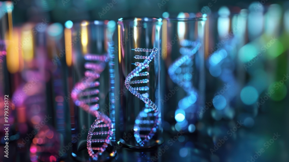 Closeup of a DNA extraction kit.