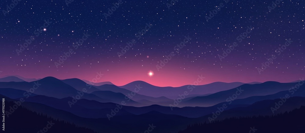 Shining Star In The Night Sky With Light Background Abstract Shining Star In The Night Sky With Light Background Abstract