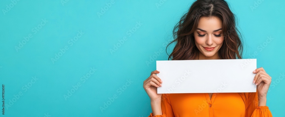 The Woman with Blank Sign The Woman with Blank Sign