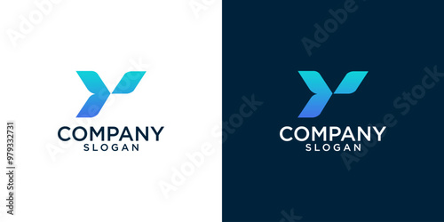 initial t abstract monogram logo design vector