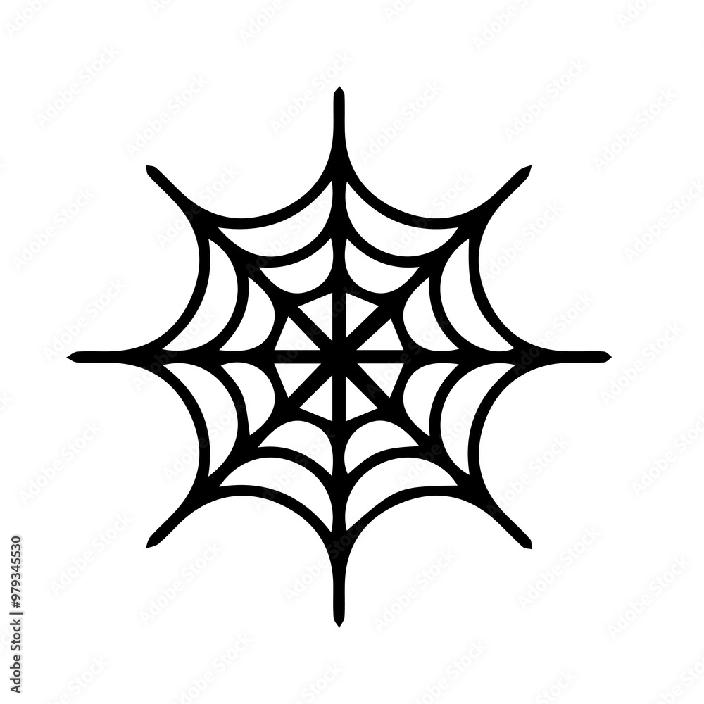 Spider web black with transparent background Spider web black with transparent background