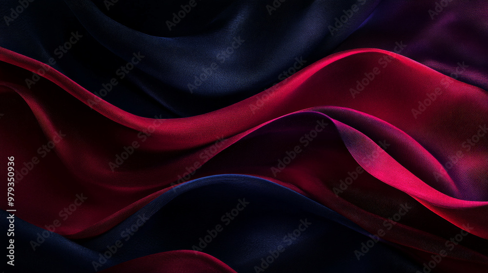 Deep, dramatic waves of rich burgundy, navy blue, and black, creating dynamic, abstract shapes with smooth, flowing transitions. Deep, dramatic waves of rich burgundy, navy blue, and black, creating dynamic, abstract shapes with smooth, flowing transitions.