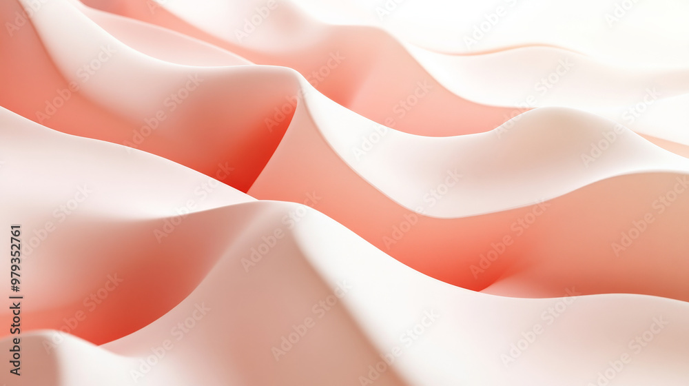 Minimalist background in soft coral and white tones, with smooth, raised neumorphic elements casting gentle shadows, creating a sense of depth. Minimalist background in soft coral and white tones, with smooth, raised neumorphic elements casting gentle shadows, creating a sense of depth.