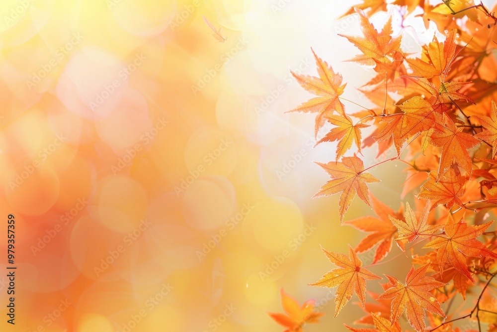 Vibrant autumn leaves background Vibrant autumn leaves background