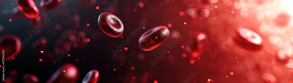 Blood cells 3d background red Blood cells 3d background red