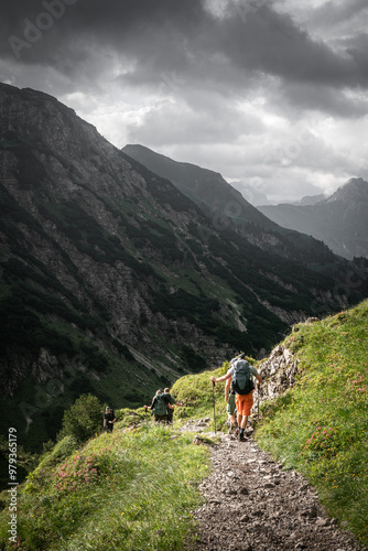 Scenic Alpine Hiking Journey: The E5 Trail Experience