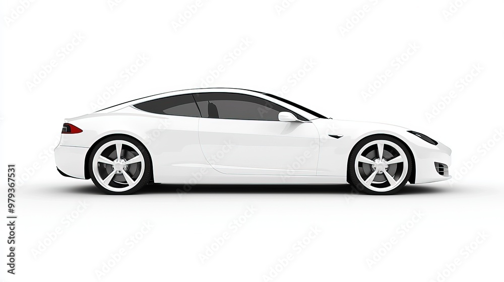 Fototapeta premium Sleek Modern Sports Car