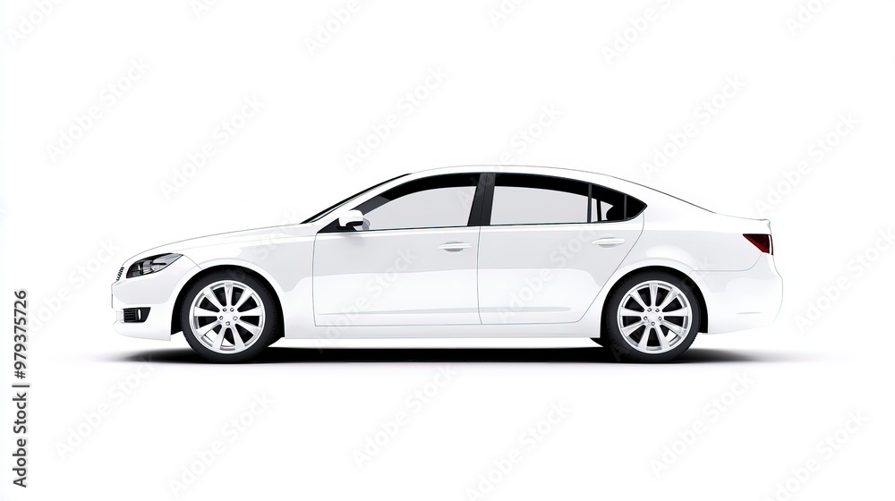 Elegant Modern White Car Design Elegant Modern White Car Design