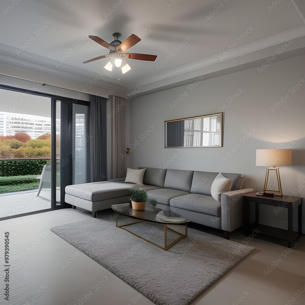 Fototapeta premium living room interior