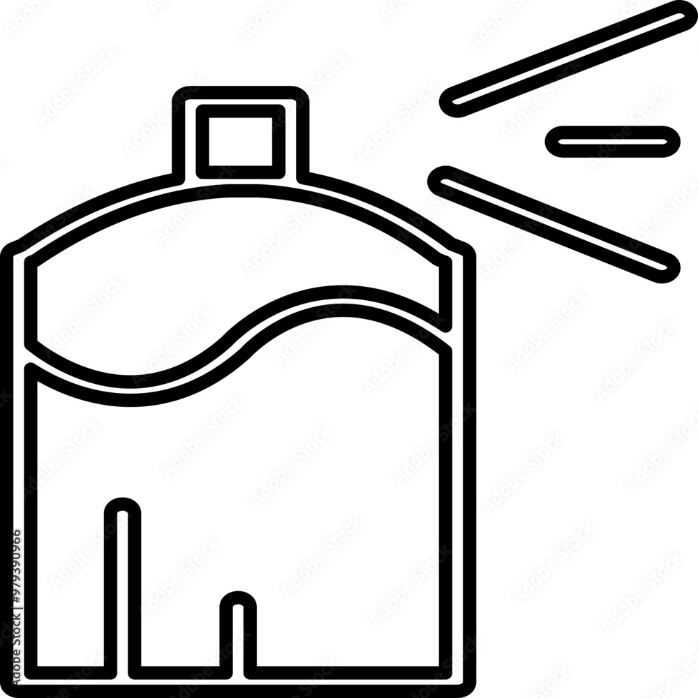 Fototapeta premium Single icon vector illustration black