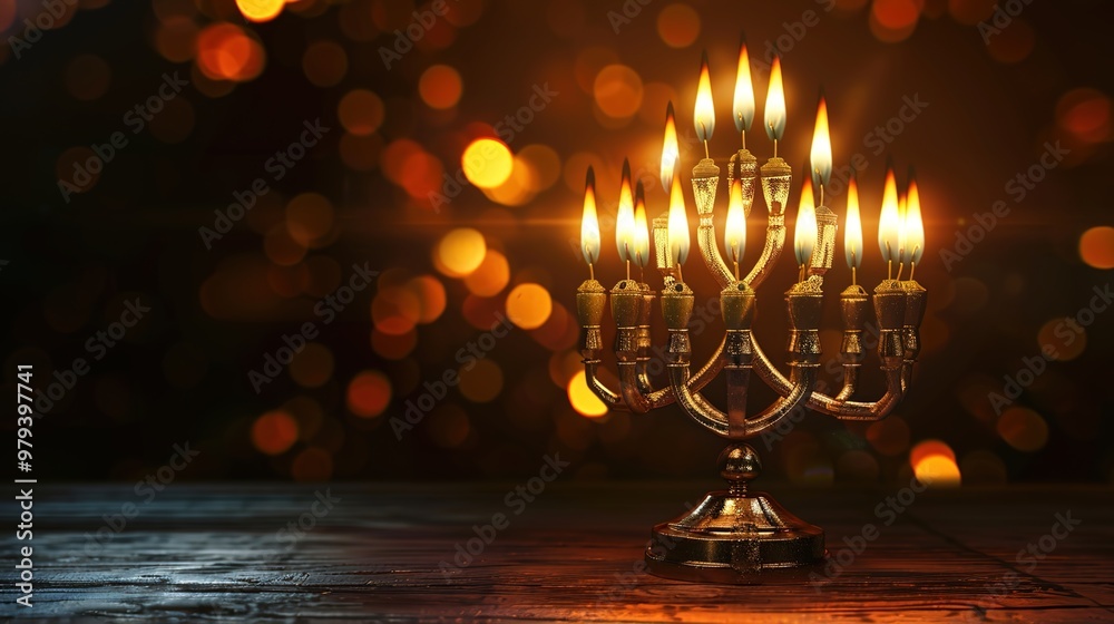 Fototapeta premium candle wallpaper
