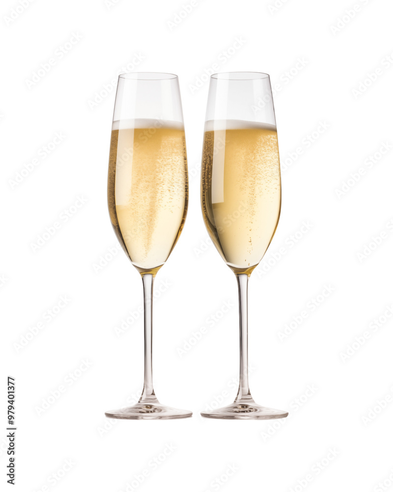 Two champagne glasses clinking, liquid splashing. Suitable for celebrations, toasting, parties, New Year's Eve themes, champagne advertisements, and weddings. Generative AI Two champagne glasses clinking, liquid splashing. Suitable for celebrations, toasting, parties, New Year's Eve themes, champagne advertisements, and weddings. Generative AI