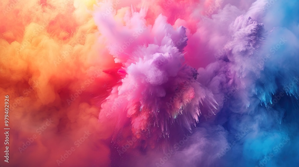 Fototapeta premium Clourful cloud wallpaper