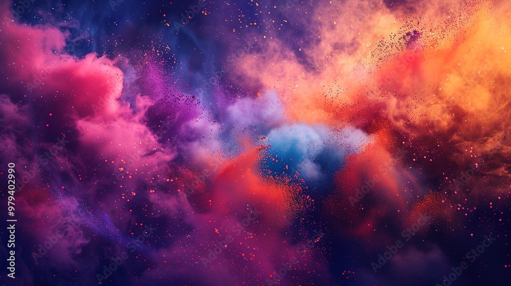 Fototapeta premium Clourful cloud wallpaper