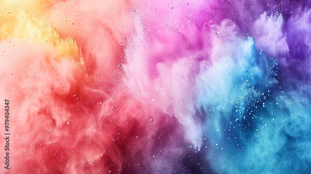 Fototapeta premium Clourful cloud wallpaper