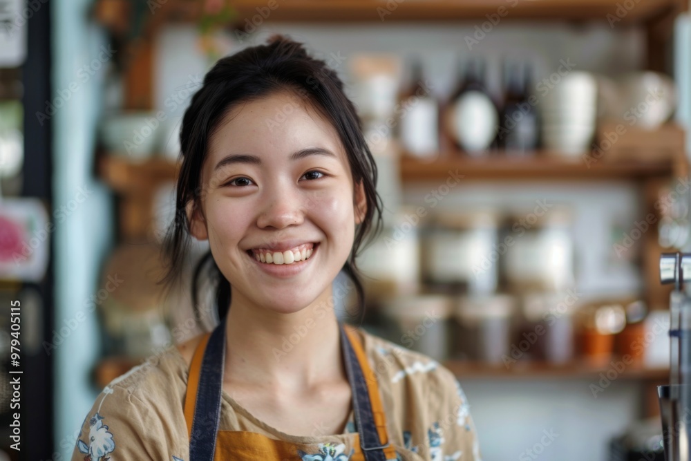 Portrait of a smiling young female small business owner Portrait of a smiling young female small business owner