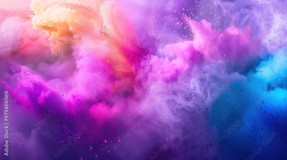 colourful cloud of holi festival colourful cloud of holi festival