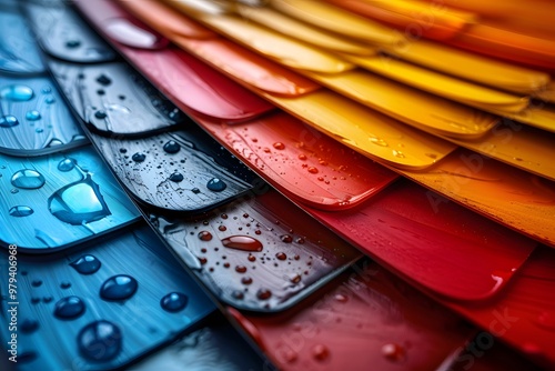 Paint swatches displayed in gradient.
