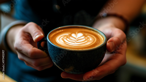 person holding a cup of coffee