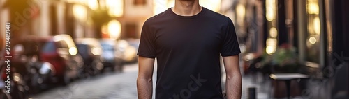 Young Model Shirt Mockup