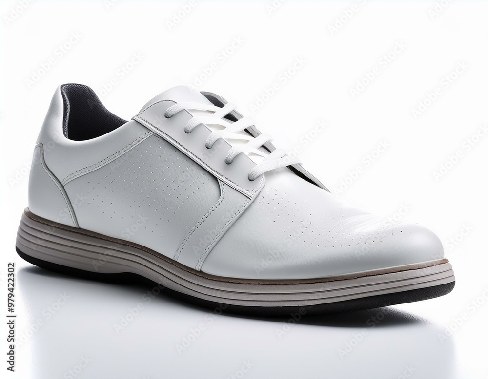White Athletic Shoe White Athletic Shoe