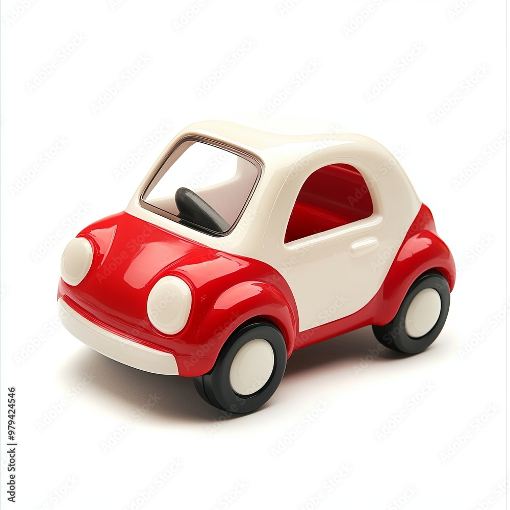 Children's toy car isolated on white background Children's toy car isolated on white background