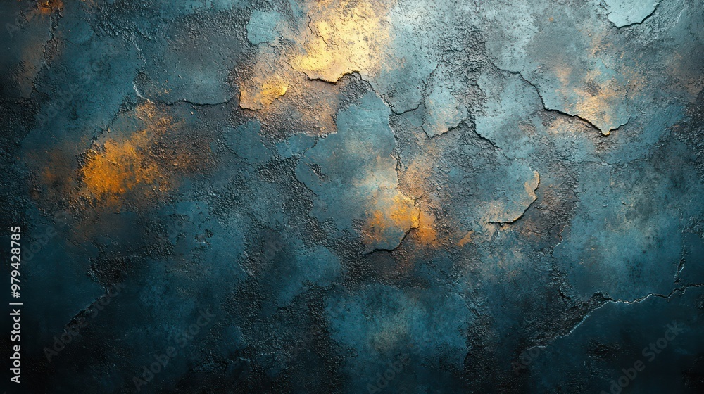A blue and orange background with a lot of texture A blue and orange background with a lot of texture