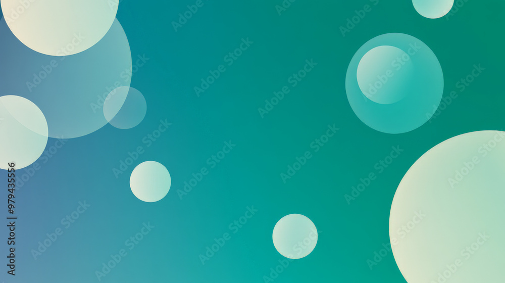 A smooth gradient from cool blue to deep green, featuring translucent white circles floating elegantly on the minimalist background. A smooth gradient from cool blue to deep green, featuring translucent white circles floating elegantly on the minimalist background.