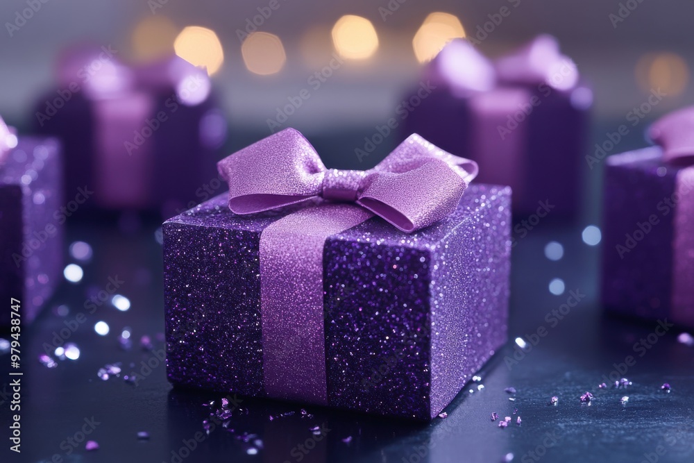 Vibrant purple sweet treat wrapping design Vibrant purple sweet treat wrapping design