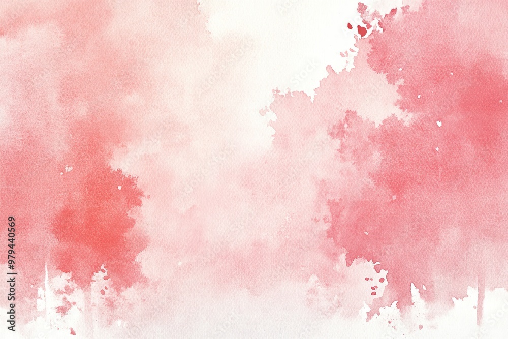 Obraz premium Soft pink watercolor background with gentle hues and textures, ideal for creative and artistic designs.