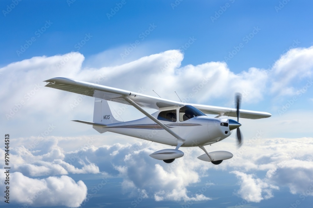 Obraz premium Aircraft adventure airplane vehicle.