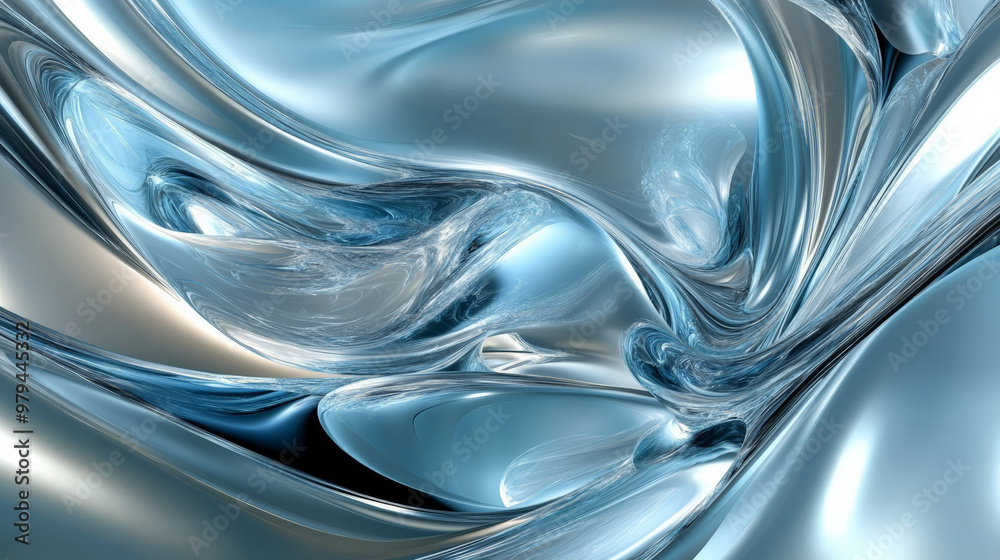 Cool, fluid blues and silvers flow around the frame of the image, creating an elegant, calming abstract background with soft transitions and smooth movement. Cool, fluid blues and silvers flow around the frame of the image, creating an elegant, calming abstract background with soft transitions and smooth movement.