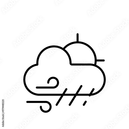 day cloud  windy rain  