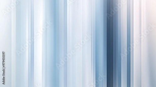 Abstract Blue and White Vertical Stripes Background: This abstract image features a captivating blend of blue and white vertical stripes.
