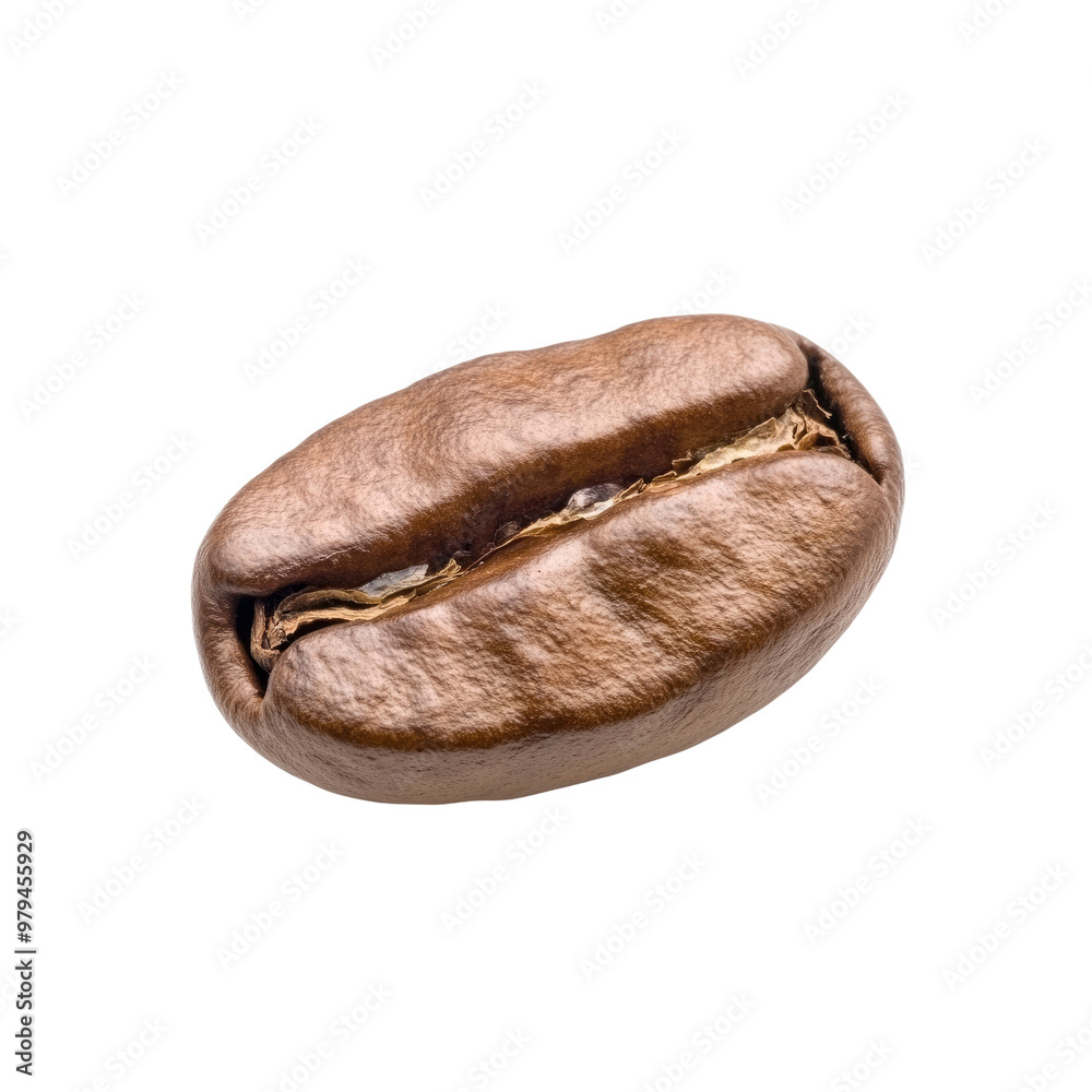 Close-up of a Roasted Coffee Bean Close-up of a Roasted Coffee Bean