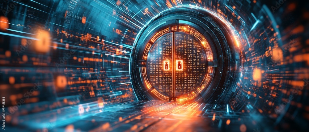 Obraz premium The Vault of Secrets, Data Privacy