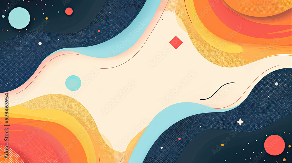 Abstract colorful pastel gradient geometric background. Fluid shapes composition. Vector illustration Abstract colorful pastel gradient geometric background. Fluid shapes composition. Vector illustration