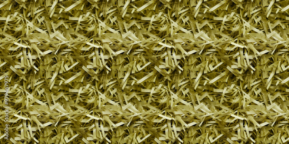 shredded paper filler in dusty chartreuse color with thin, delicate strips shredded paper filler in dusty chartreuse color with thin, delicate strips