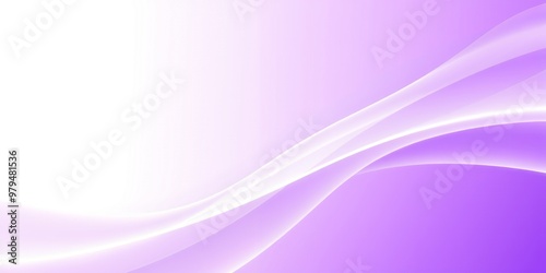 Abstract purple and white background with soft flowing lines.