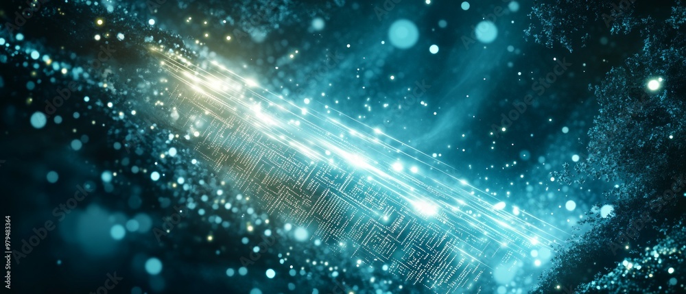 Obraz premium Encrypted Reality, Data Privacy