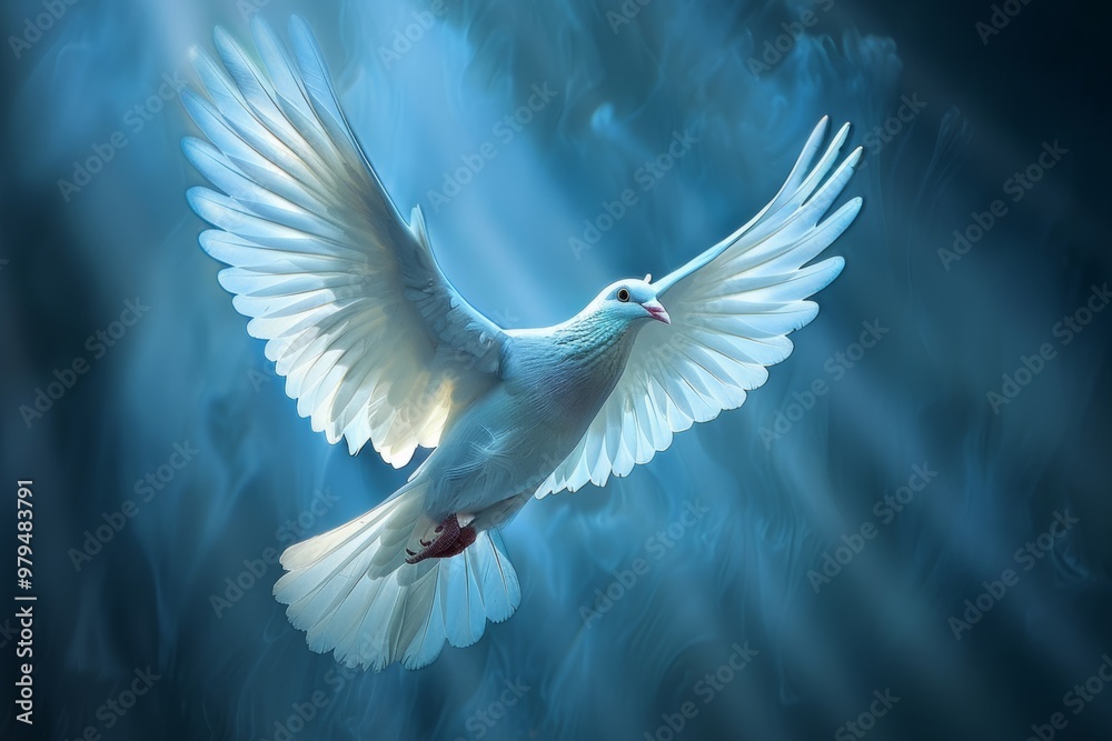 Dove with magic wings Dove with magic wings