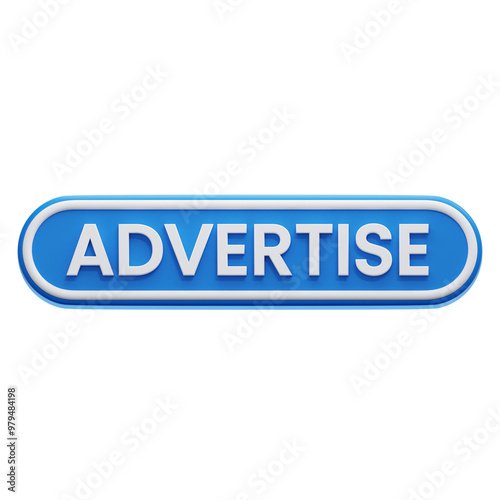 ADVERTISE 3D ICON ILLUSTRATION