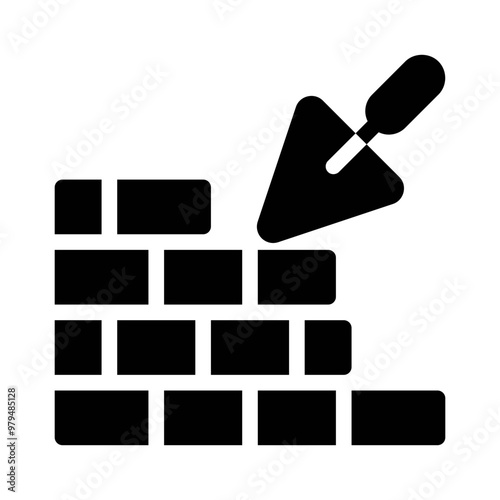 brick glyph icon