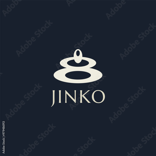 people meditation on the circle illustration logo. Usable for business, science, healthcare, medical, wellness and herbal